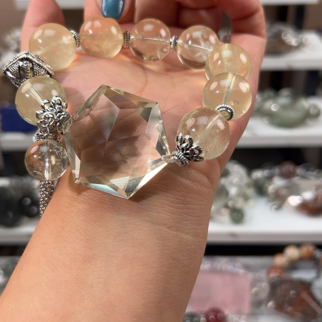 水晶手链合金如*手串