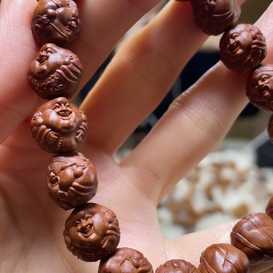 橄榄核手串/手链龙纹桃核 财迷