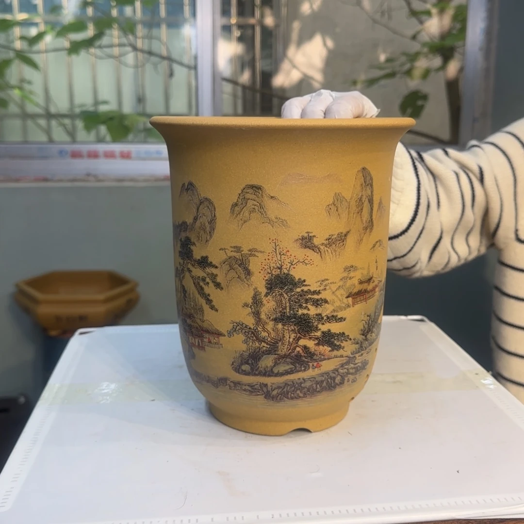 紫砂花盆紫砂口径18