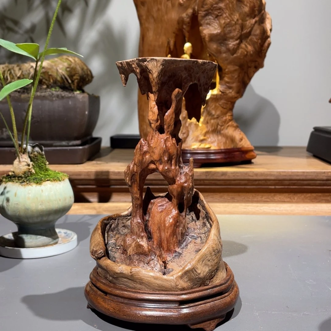 木三**县荔枝木工艺品香炉