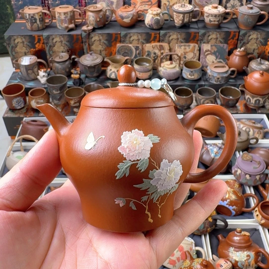 茶壶紫砂150ml原矿精工半手