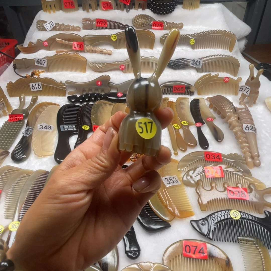 牛角梳福利款梳子