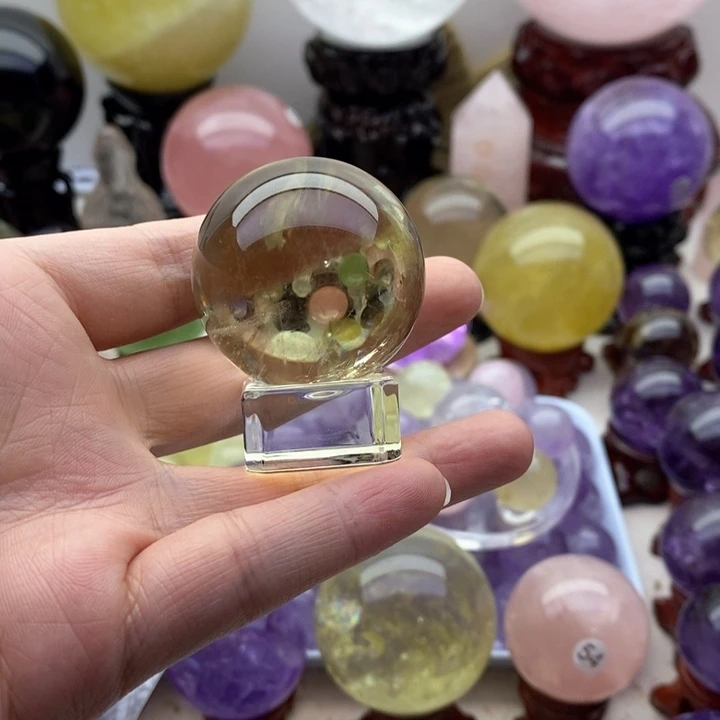 水晶珠宝半成品未镶嵌百**，9