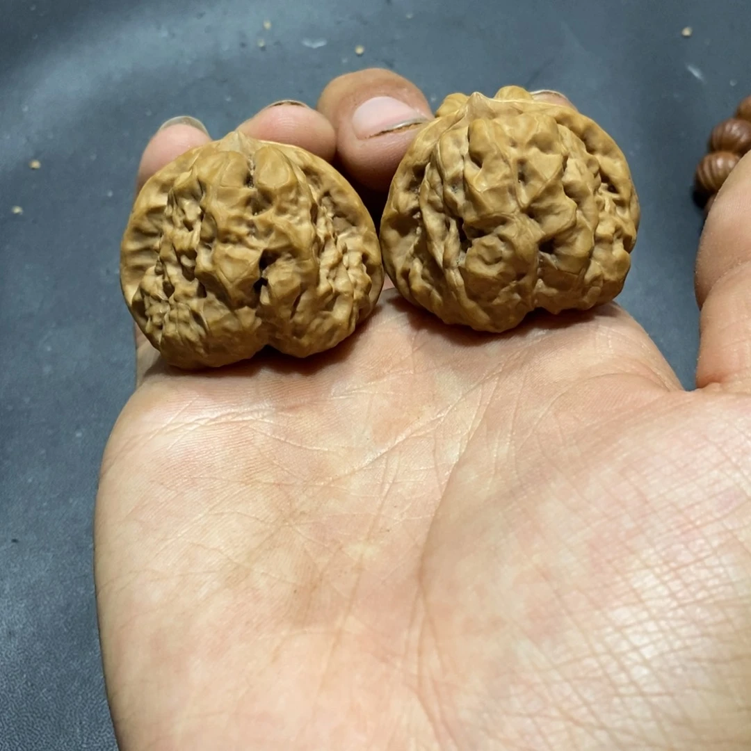 文玩核桃把件蛤蟆头44