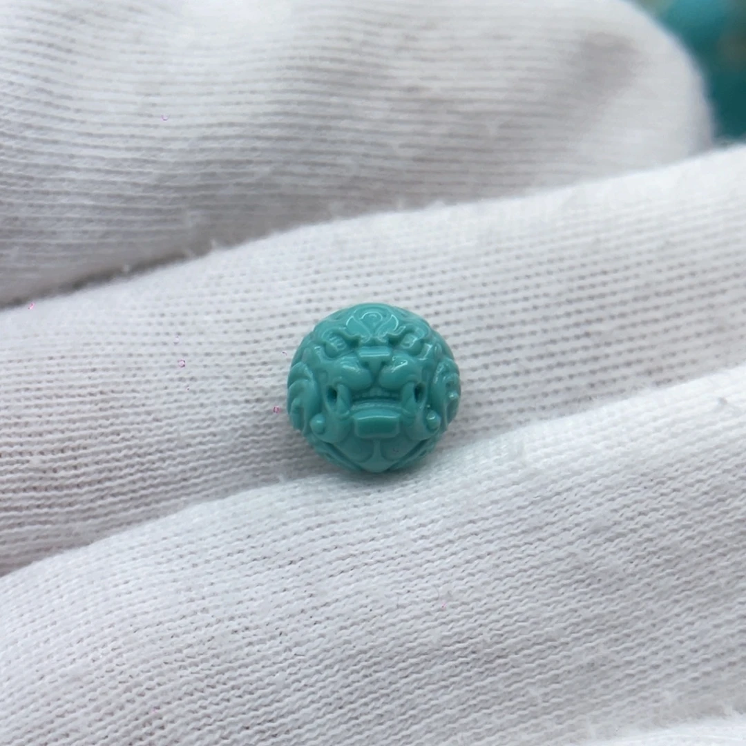 绿松石未镶嵌颈饰卡9.6