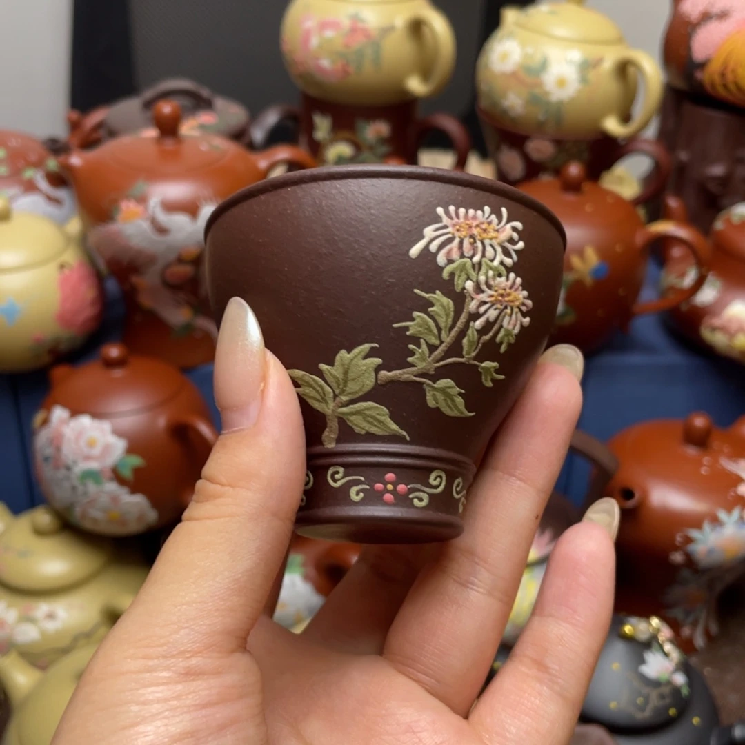 茶杯紫砂紫砂主人杯100cc