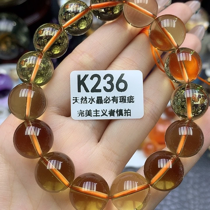 ****未镶嵌珠宝半成品水晶手串14+