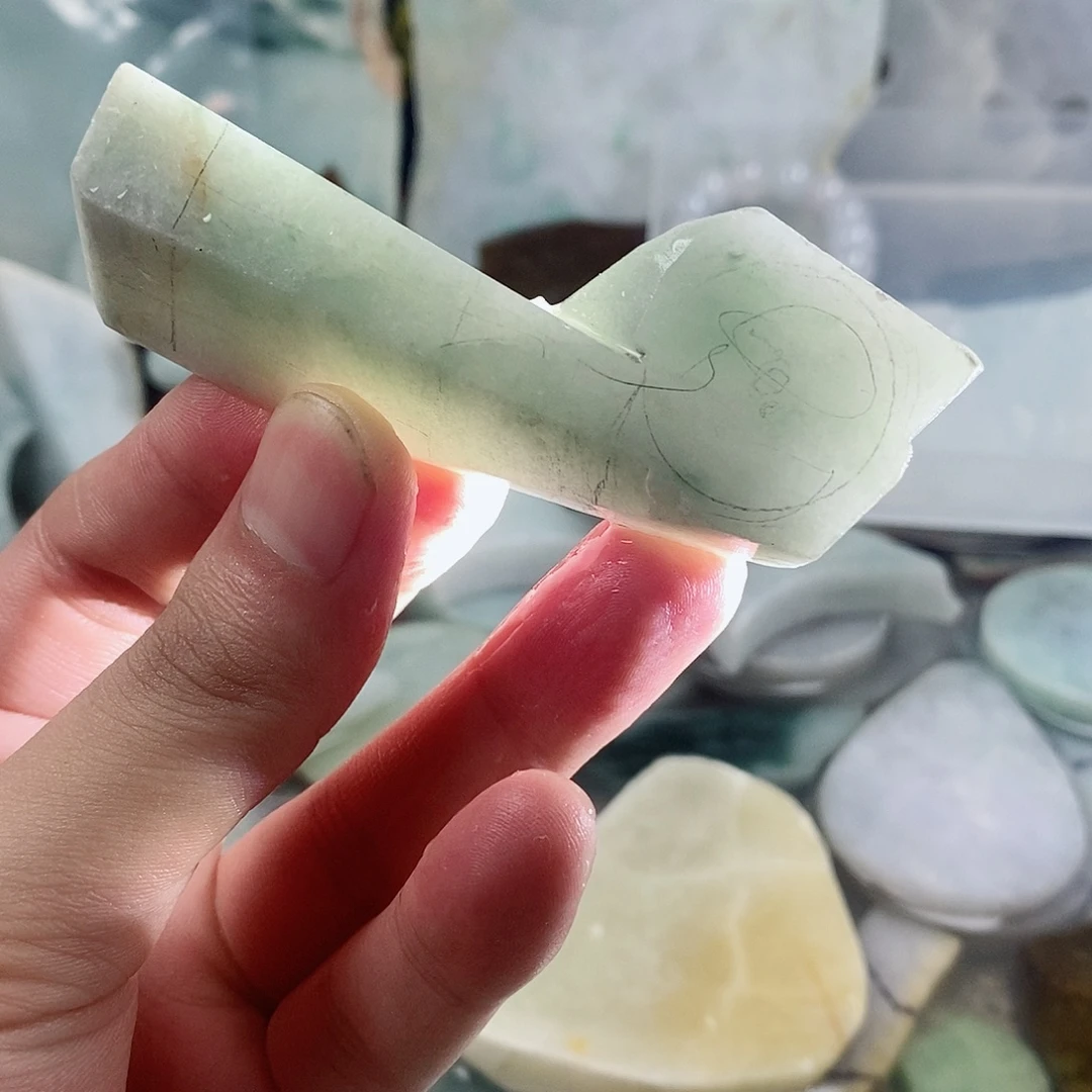 翡翠散珠天然缅甸翡翠a货19