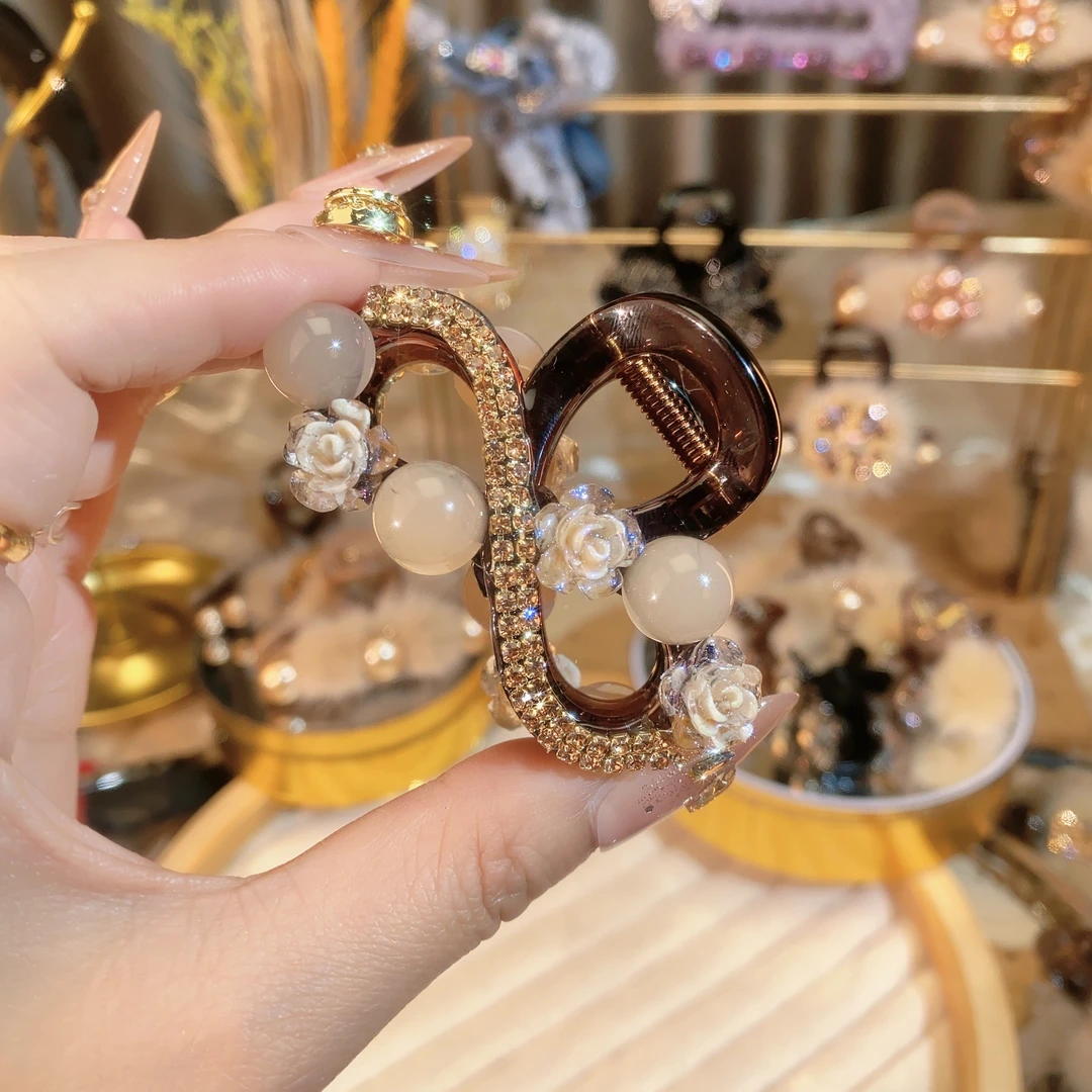 M1565 2024新款玫瑰小八抓夹韩版抓夹