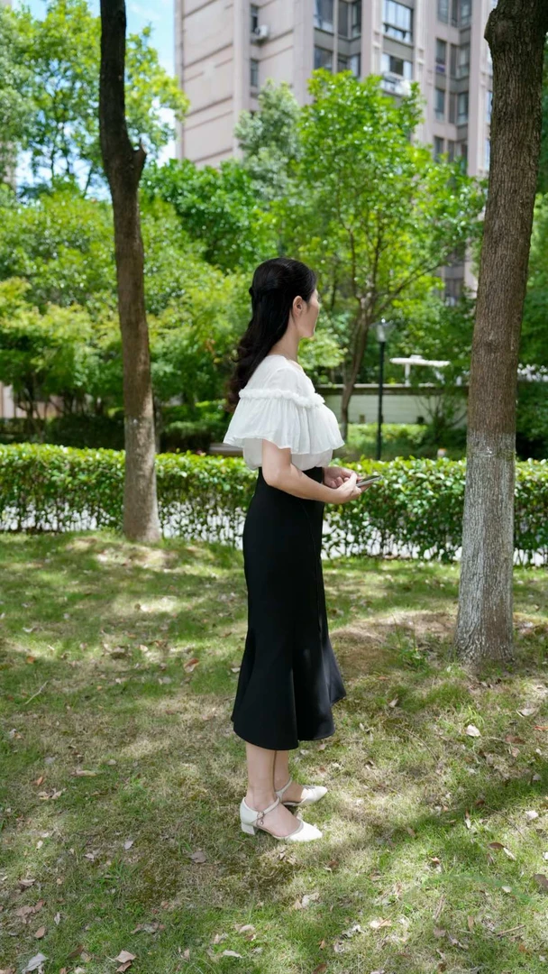 「手工不易，No退换 」荷叶边上衣DIY缝纫图纸牛皮纸纸样