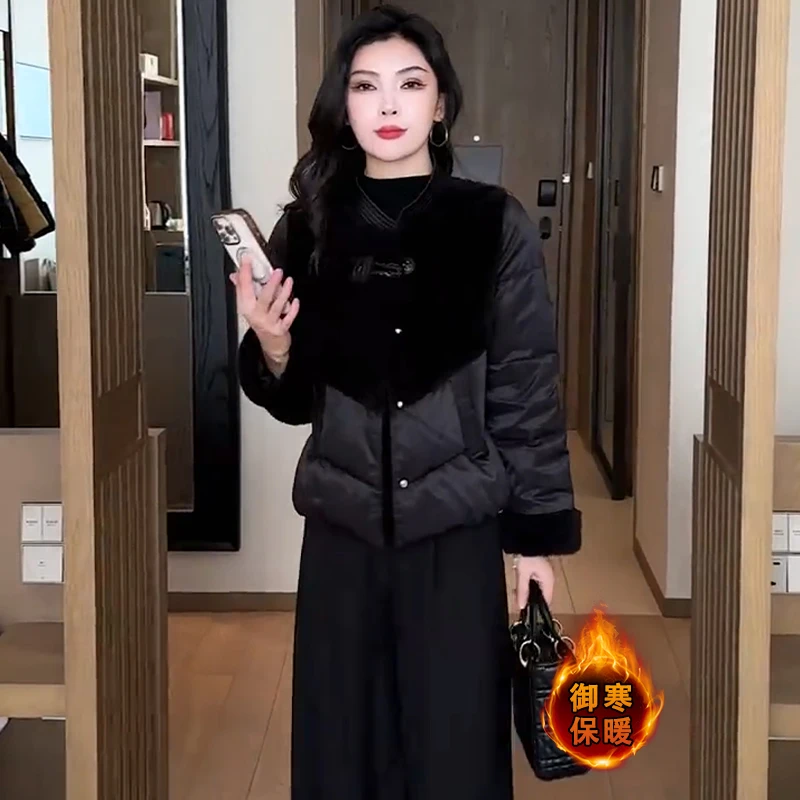 时尚高级感加厚保暖棉服外套女2025冬季新款洋气显瘦休闲短款上衣