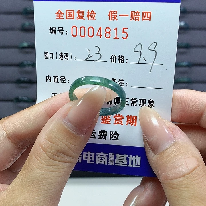 翡翠戒指未镶嵌    4815