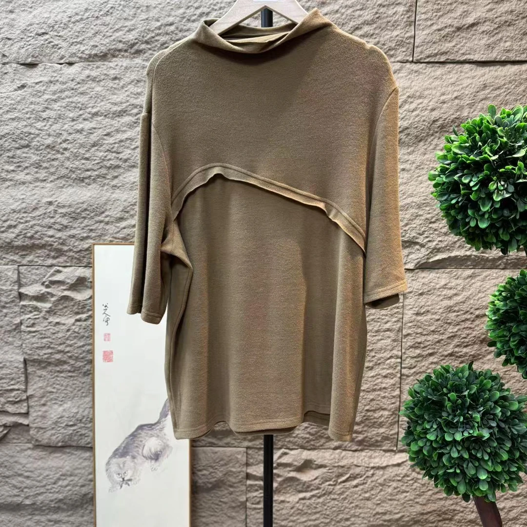 13588新款夏季简约百搭修身显瘦打底T恤