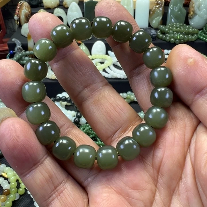 和田玉未镶嵌套链