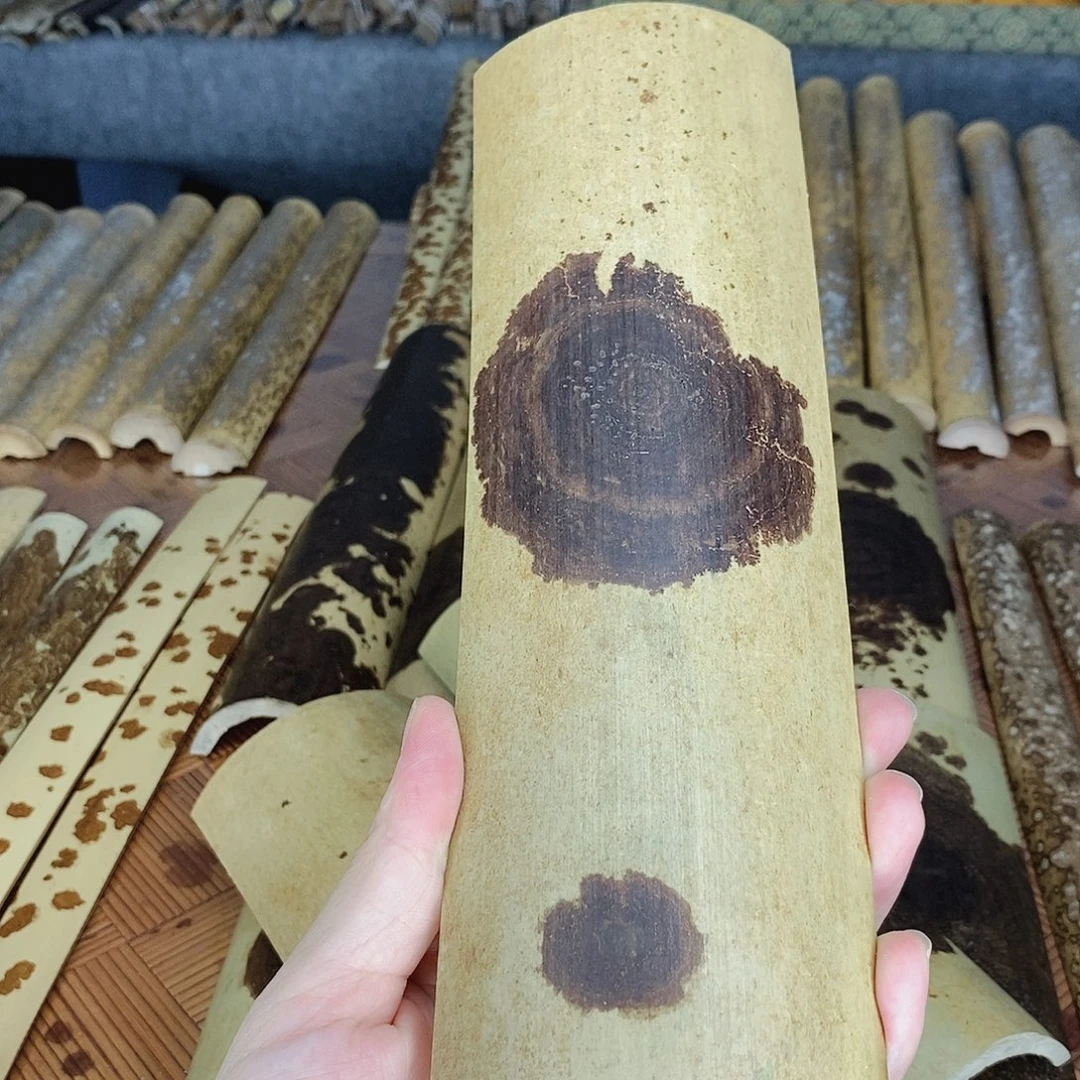 吴***刃云南黑湘妃竹料如图