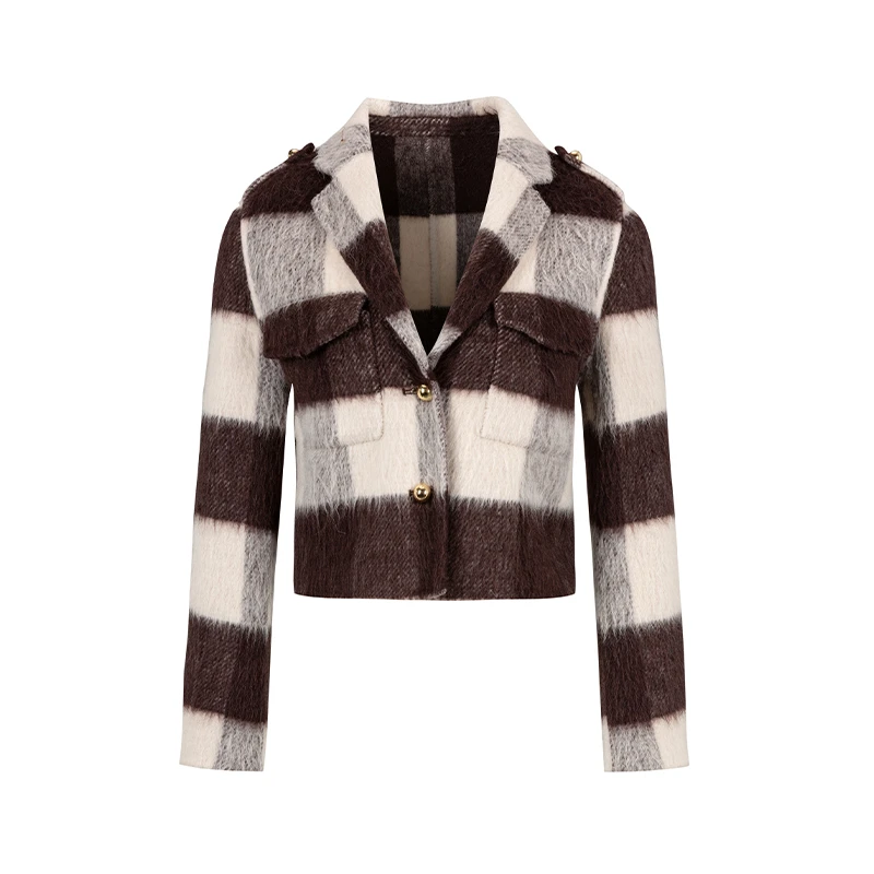 【诗语专属】商场同款新品冬季毛呢外套N2110B44777