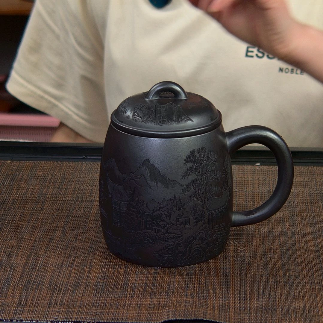 紫砂茶杯高货放漏