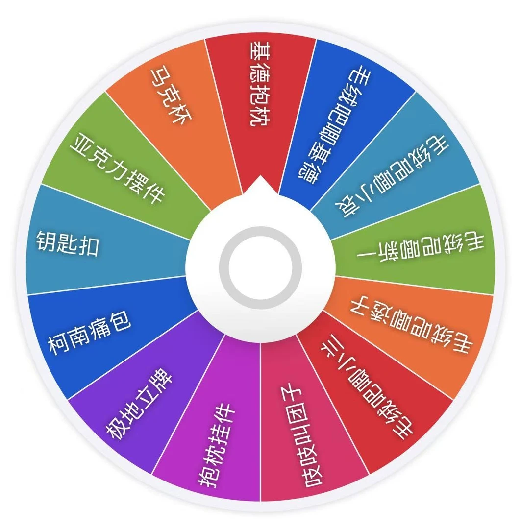 柯南周边 混合大转盘