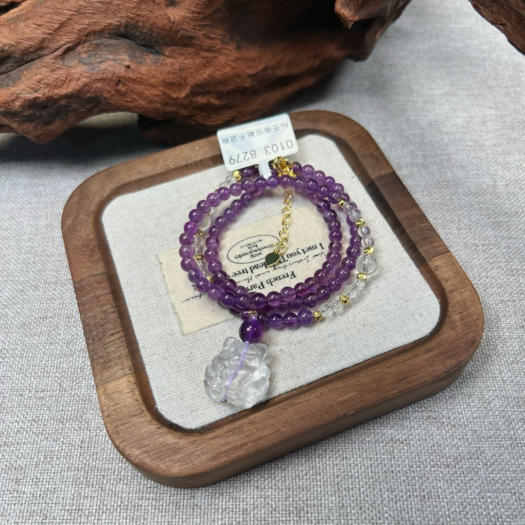 【贵人狐】TGS天然水晶手串原创设计 K103