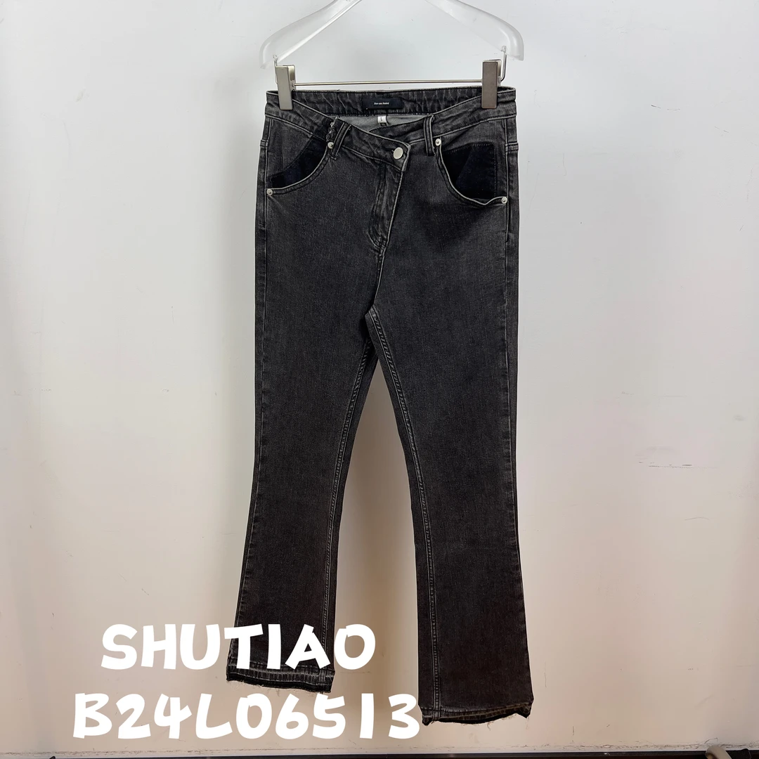 【SHUTIAO】2024秋冬：新款小众设计款裤子B24L06513