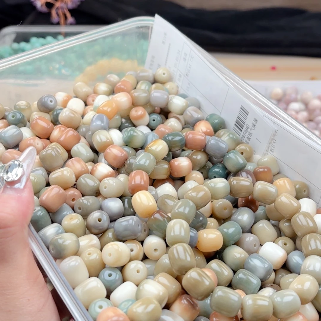 白玉菩提吊坠k14.5mm15+5颗。干磨巨无霸年糕