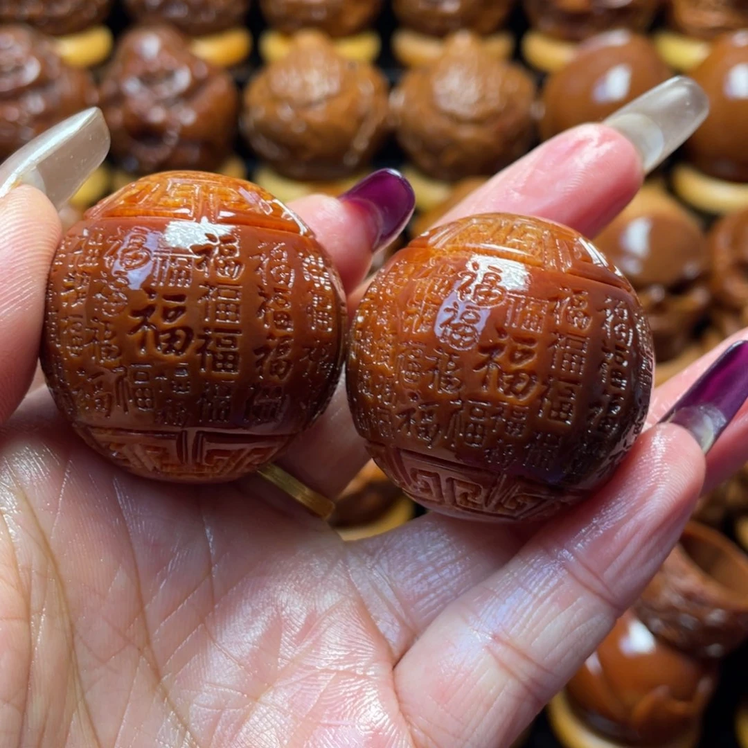 把件橄榄核橄榄球