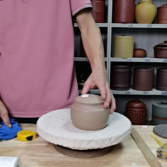 紫砂茶叶罐正品小罐紫砂茶叶罐8098