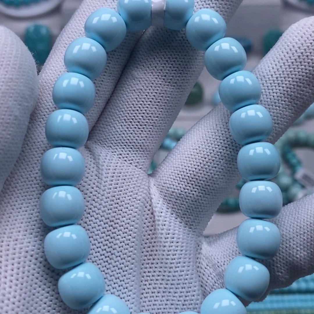 绿松石未镶嵌原矿纯干料绿松石