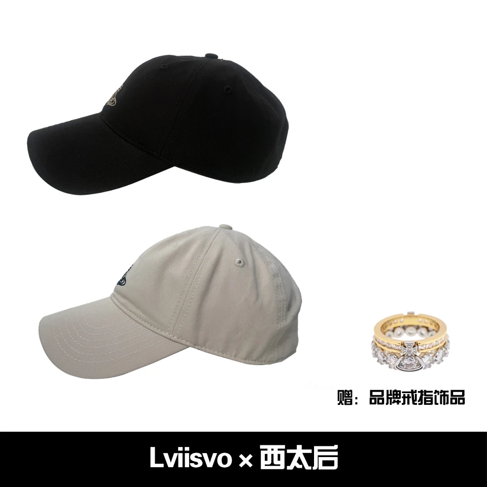 lviisvo联名Vivienne 西太后帽子＋戒指64040106-02W108-IM
