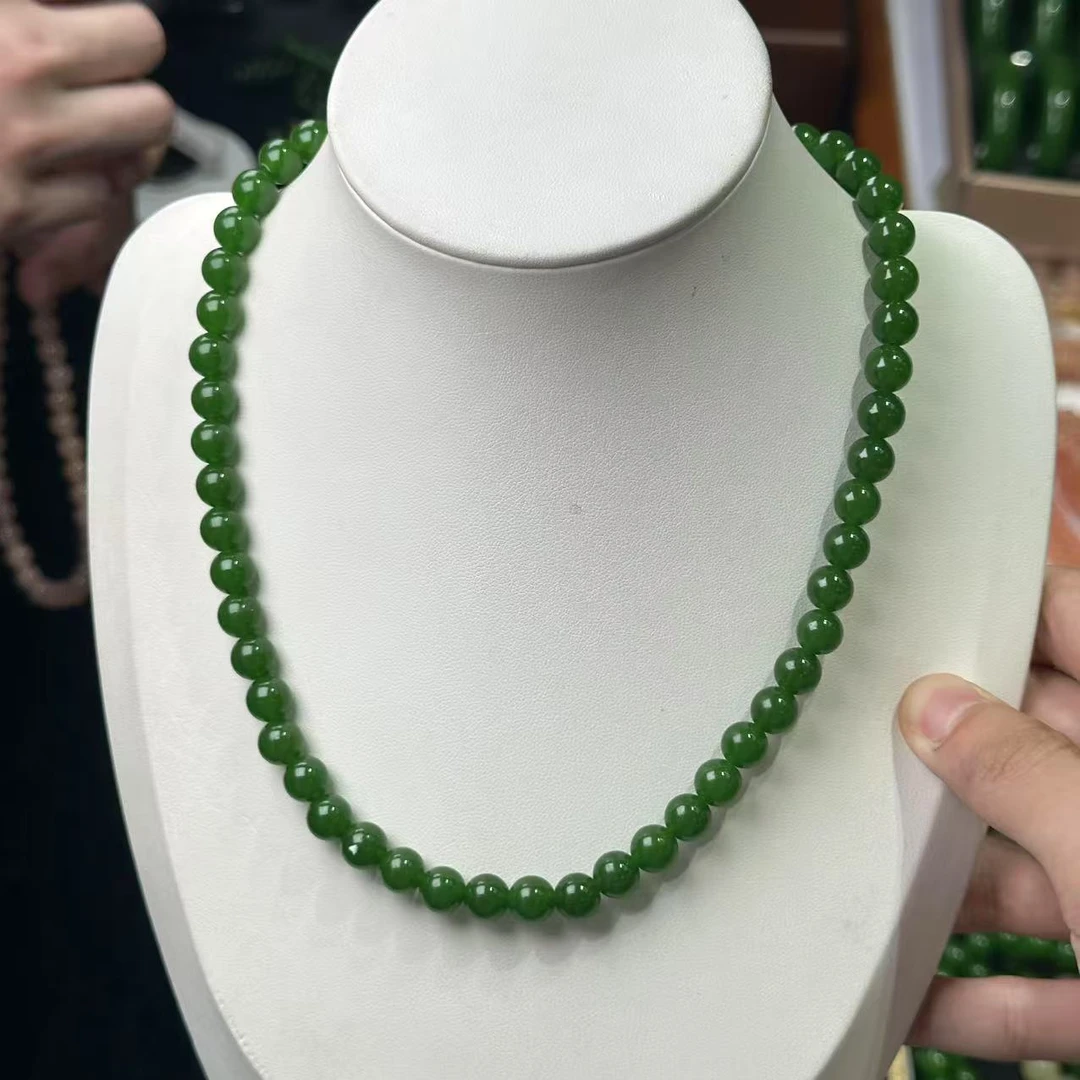 俄罗斯菠菜绿辣绿8m项链时尚经典气质-A3050