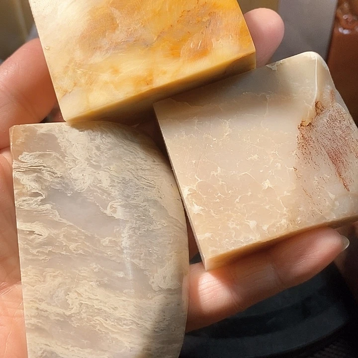 巴林石印石耕*堂巴林石雕刻艺术品