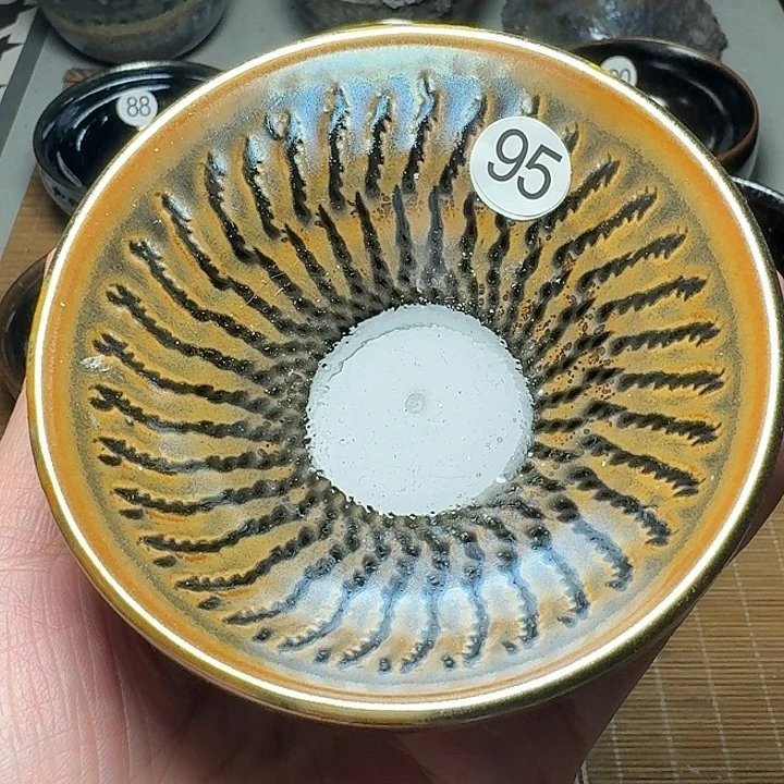 茶盏95坚记茶盏摆件