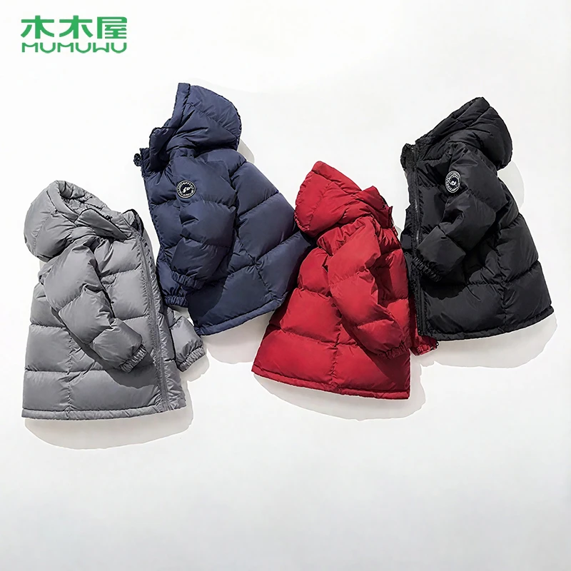 【国标白鸭绒】亲子装木木屋冬季中长款连帽儿童羽绒服