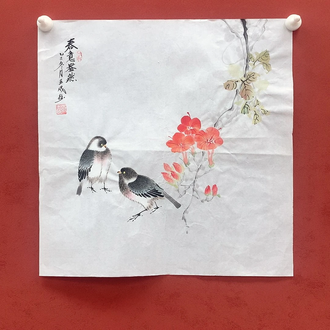 国画国画国画作品欣赏三尺斗方