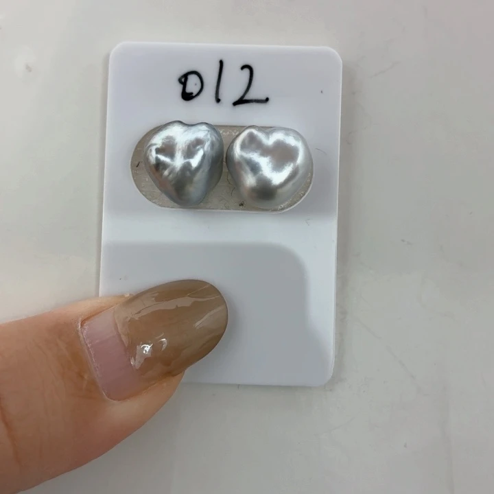 海水珍珠裸珠海水珍珠大溪地铂金灰keshi裸珠