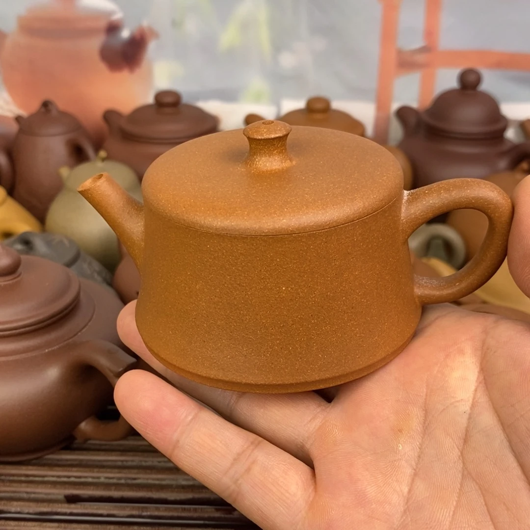 茶壶紫砂云柱原矿精挑黄降坡150毫升左右0添加