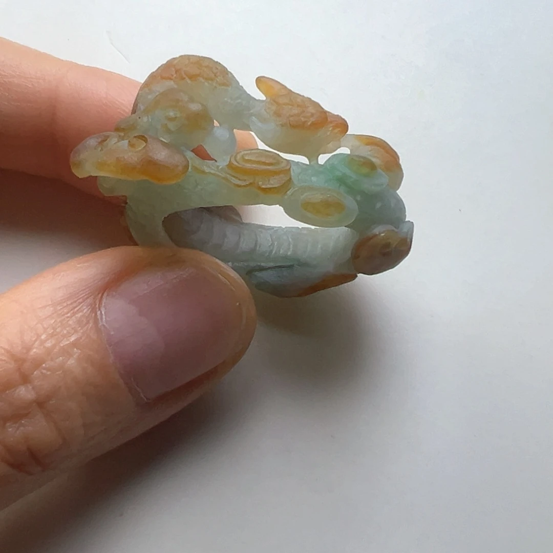 未镶嵌定制翡翠缅甸翡翠A货灵蛇现瑞卡17