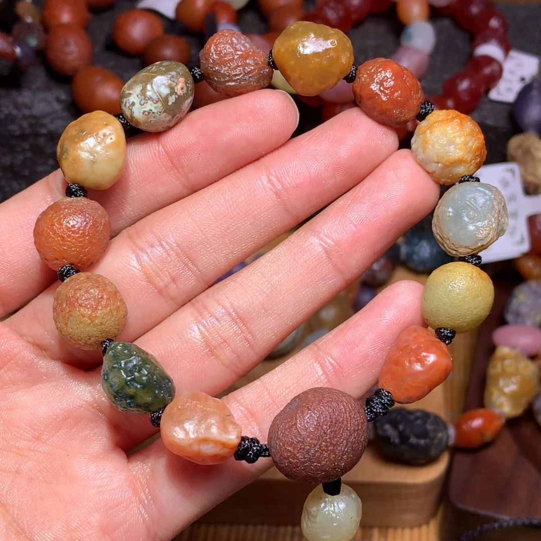 未镶嵌玛瑙/玉髓珠宝半成品