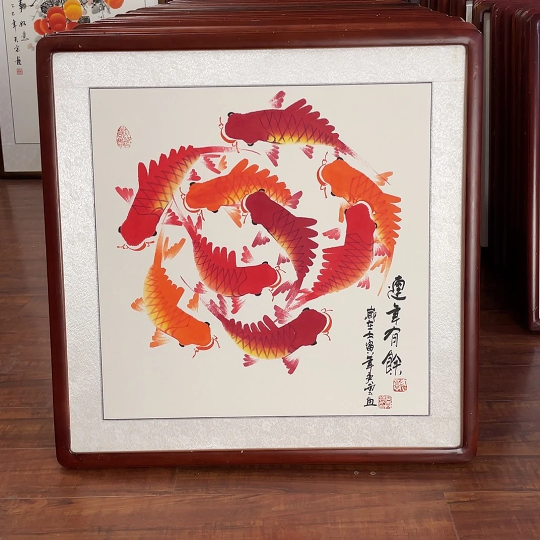 国画带框尺寸63*63厘米
