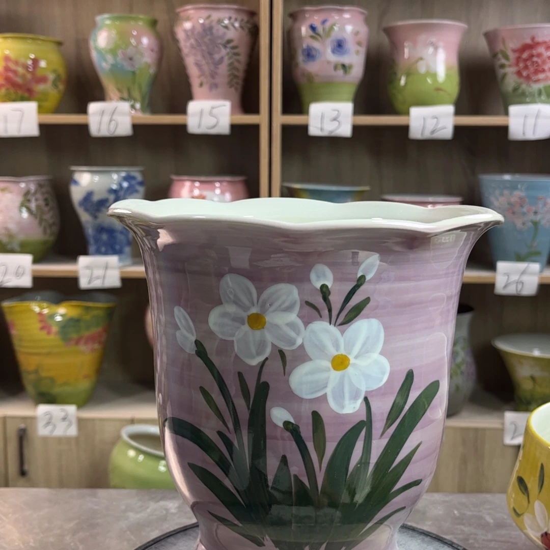 景德镇陶瓷花盆花盆