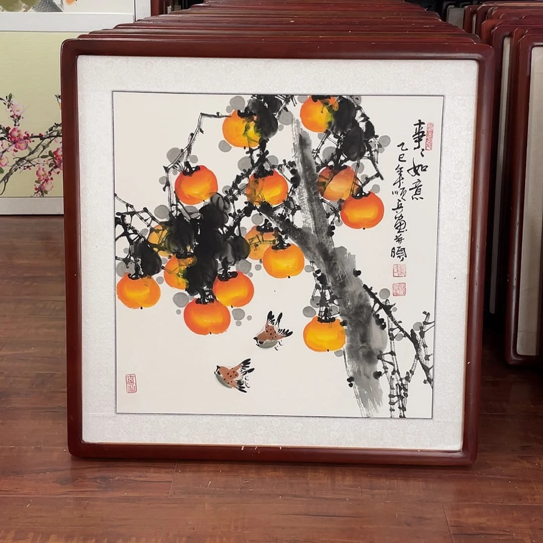 国画带框尺寸63*63厘米