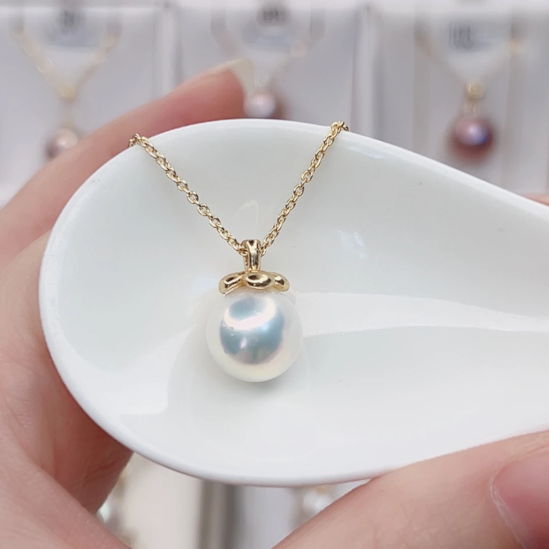 淡水珍珠未镶嵌吊坠(赠链)