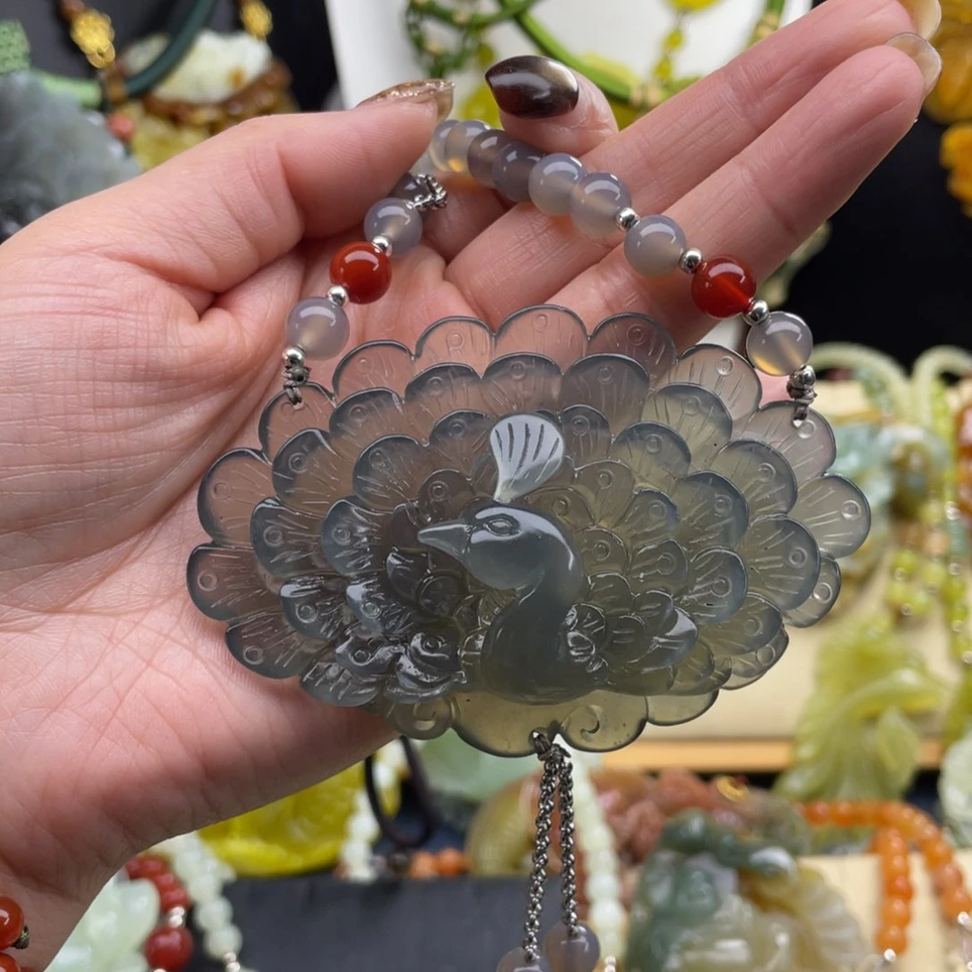 未镶嵌蛇纹石玉颈饰@**姐