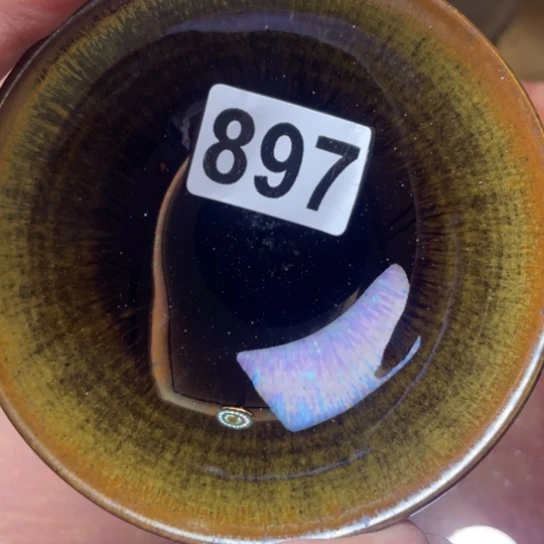 茶盏沐雨茶器柴烧主人杯