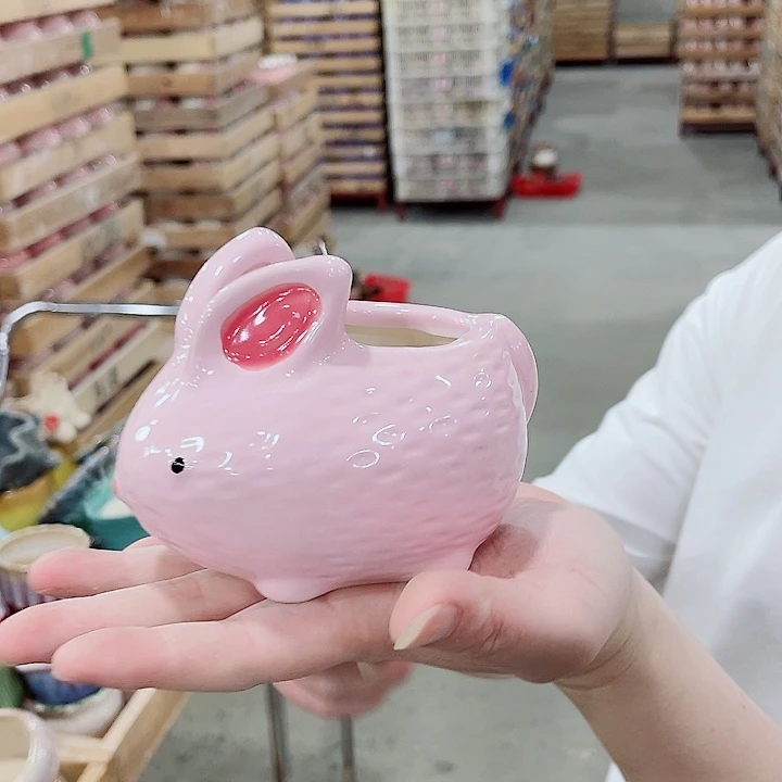 有孔，凑10元包邮陶瓷花盆发货！