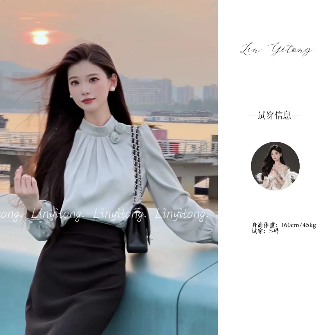 【一桐清仓】【薄荷曼舒】夏季新款宽松显瘦气质百搭衬衫4QCXJ7273