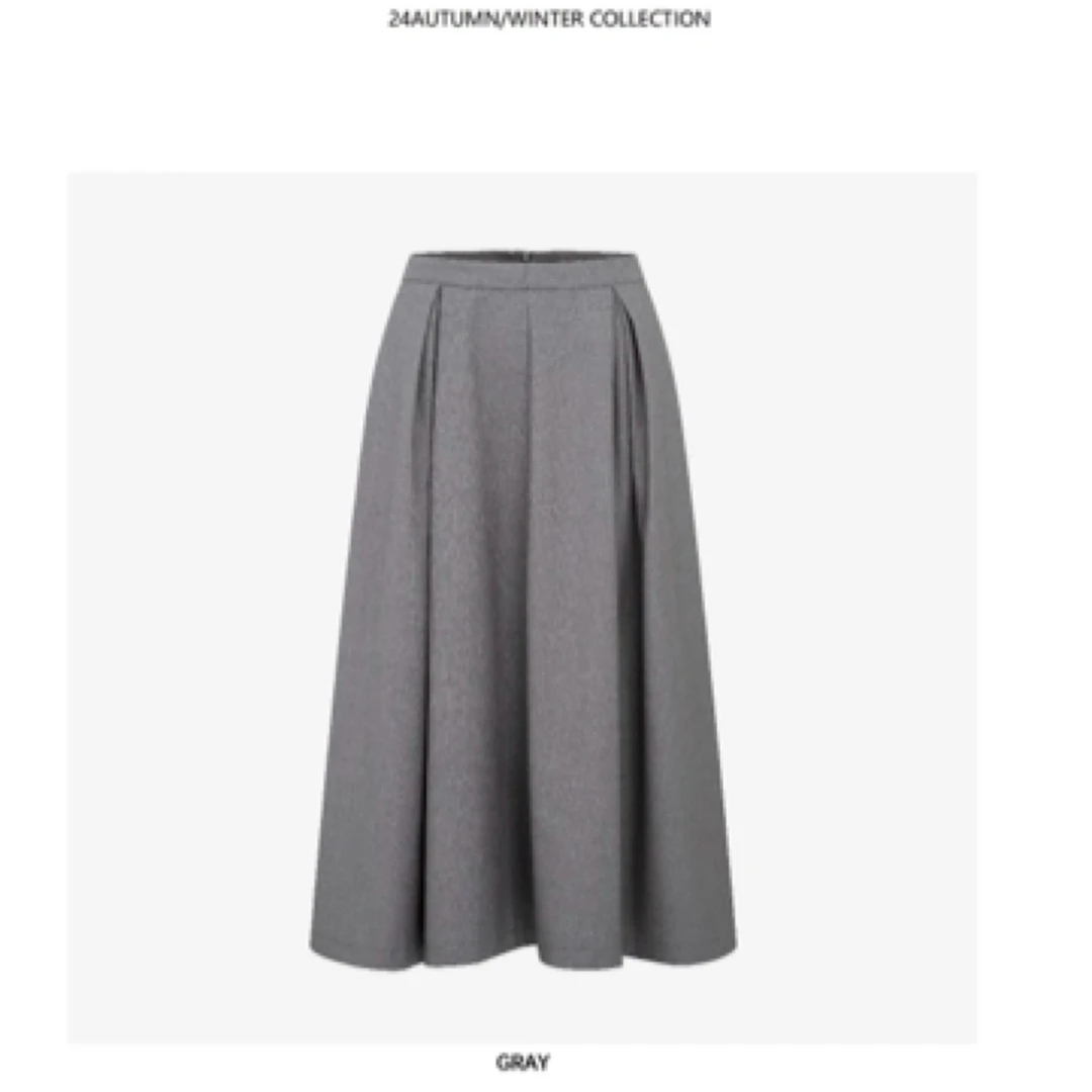 ZEARZZ早春新款“一步一会”压褶垂感半身裙