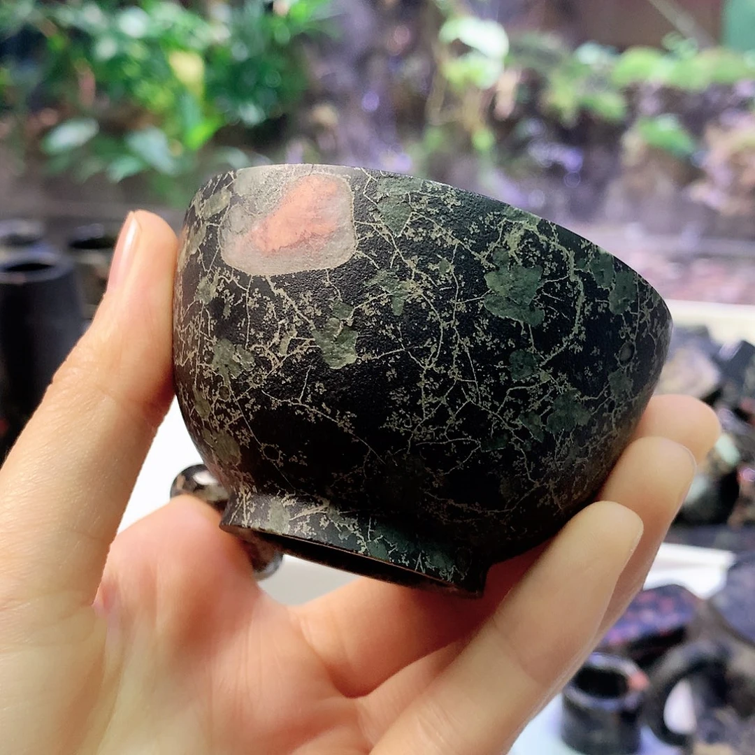 天然梅花玉 福利品杯子