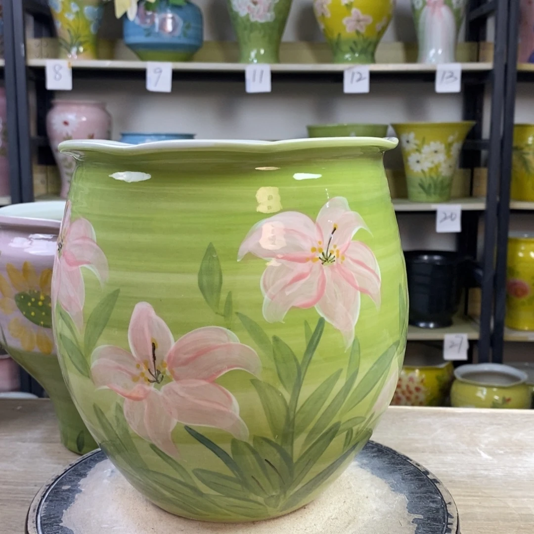 ****～景德镇手工手绘陶瓷花盆