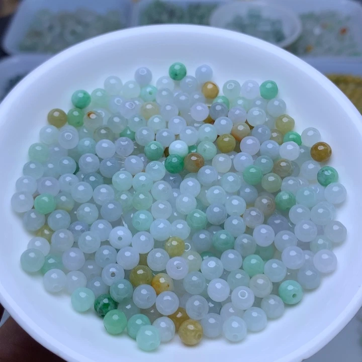 散珠翡翠卡5.3冰绿白36个